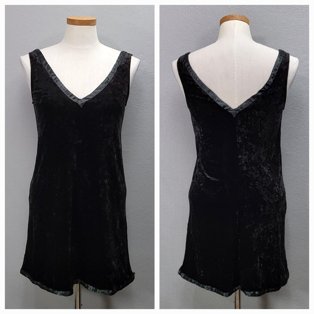 Betsey Johnson Crushed Velvet Mini Dress